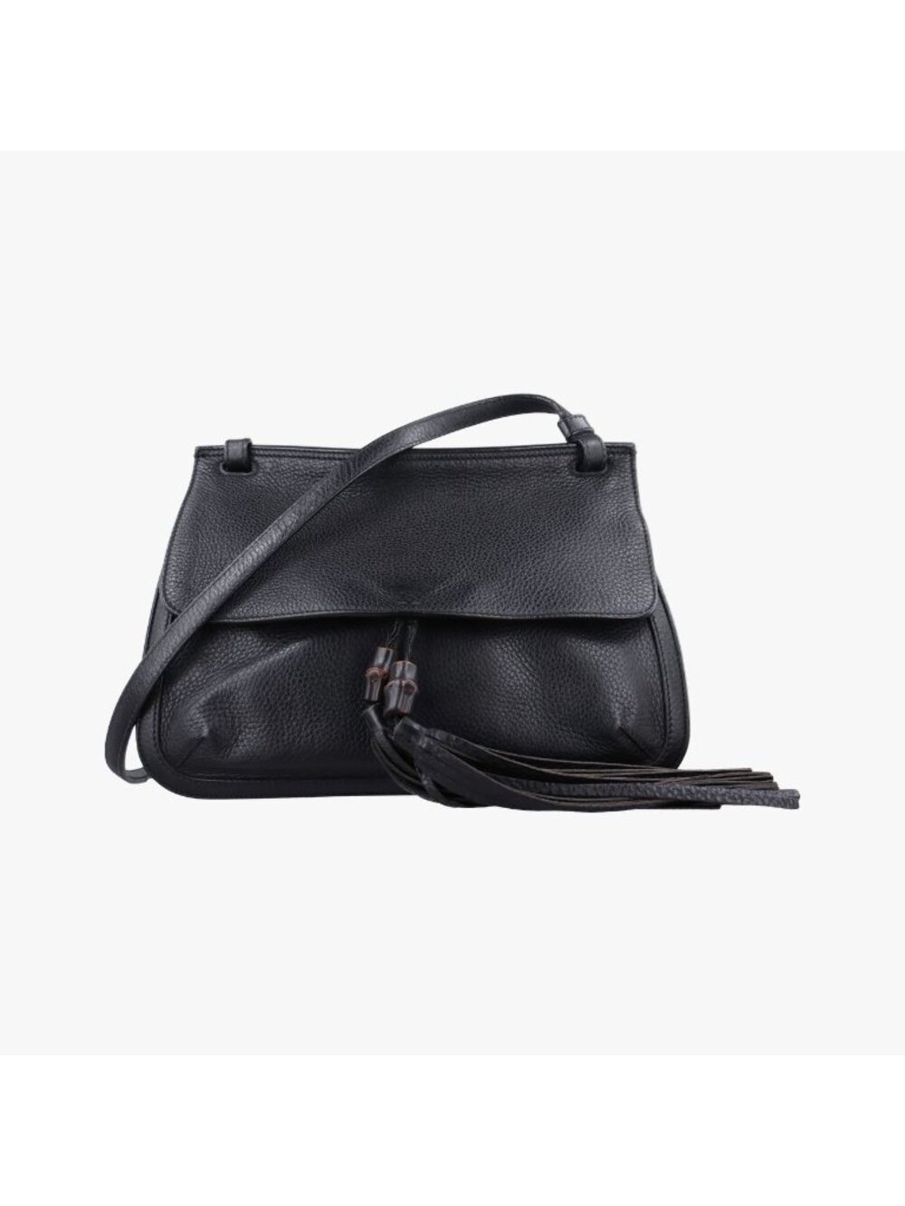 Gucci Bamboo Black Leather